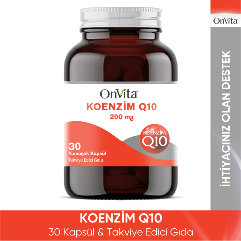 Q10 Koenzim 200 Mg 30 Yumuşak Kapsül