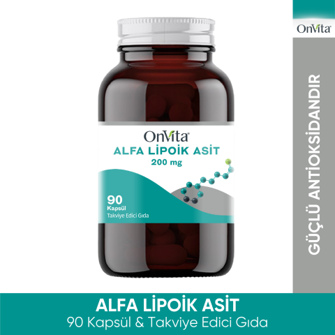 Alfa Lipoik Asit 200 Mg 90 Kapsül
