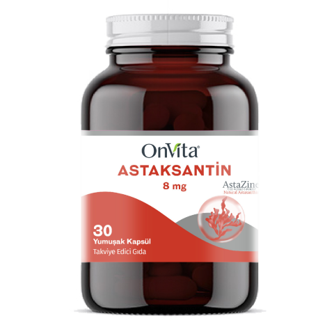 Astaksantin 8 Mg 30 Yumuşak Kapsül