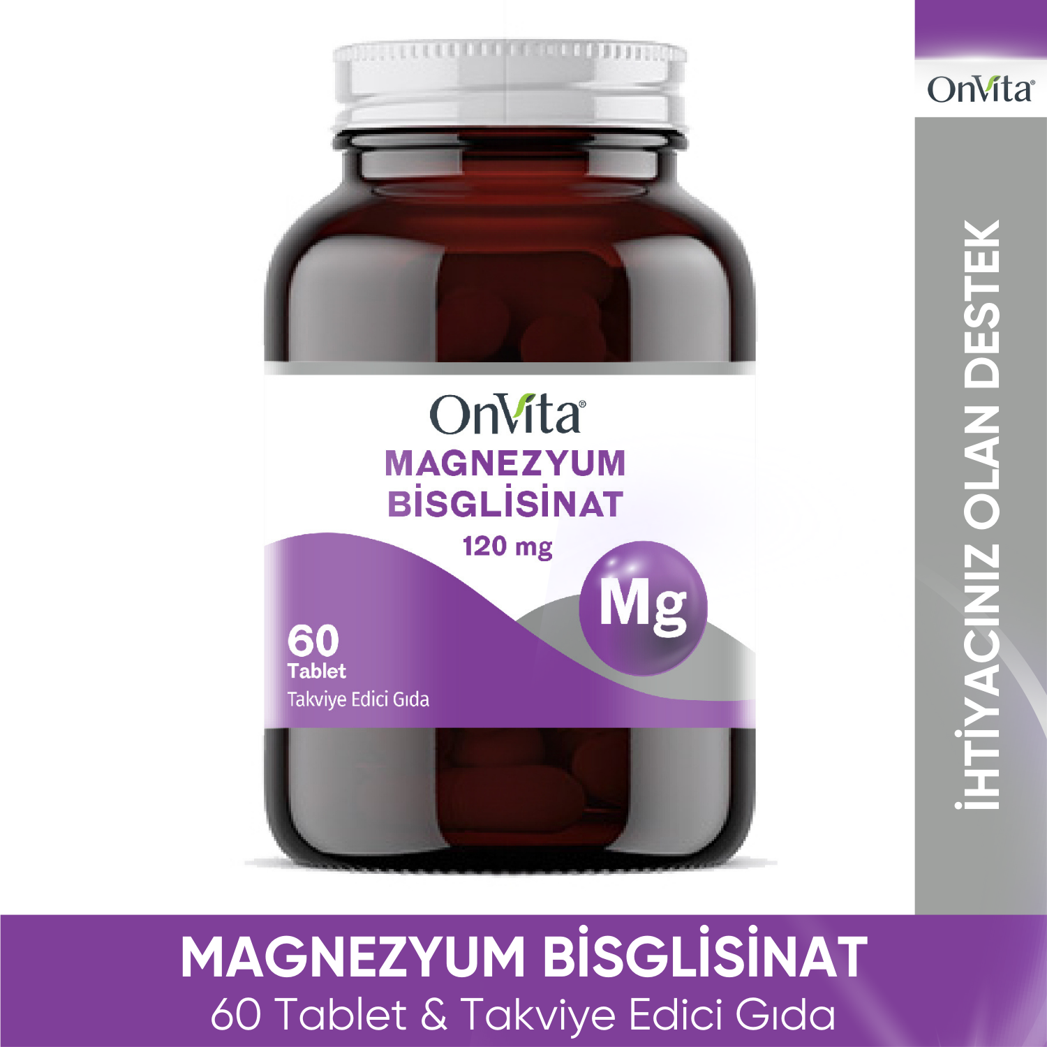 Magnezyum Bisglisinat 120 Mg