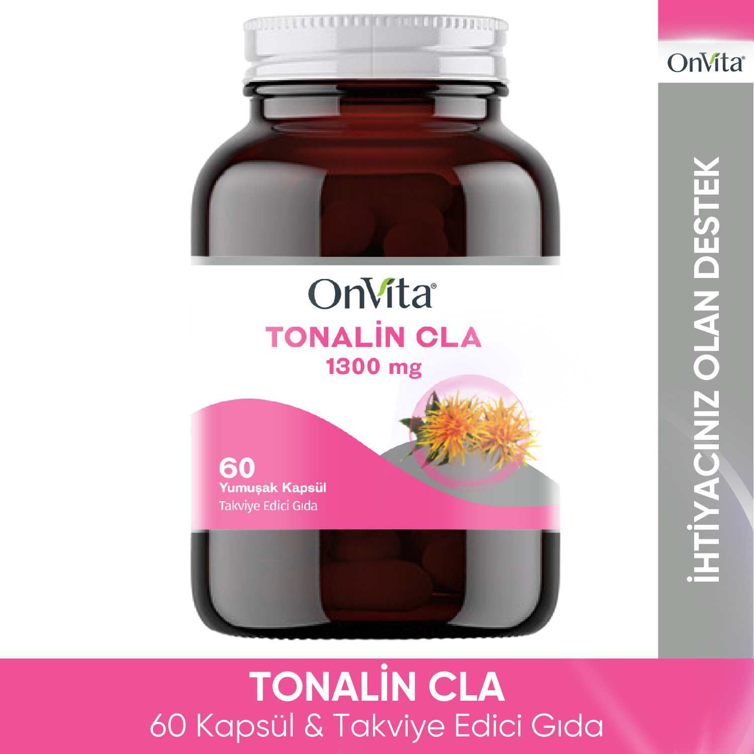 Tonalin Cla 1300 Mg, 60 Yumuşak Kapsül