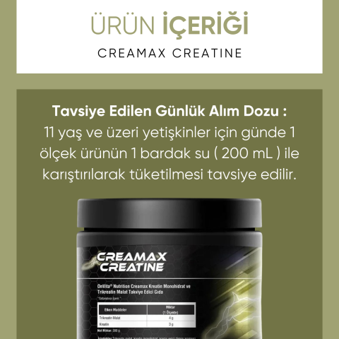 Nutrition Creamax Creatine