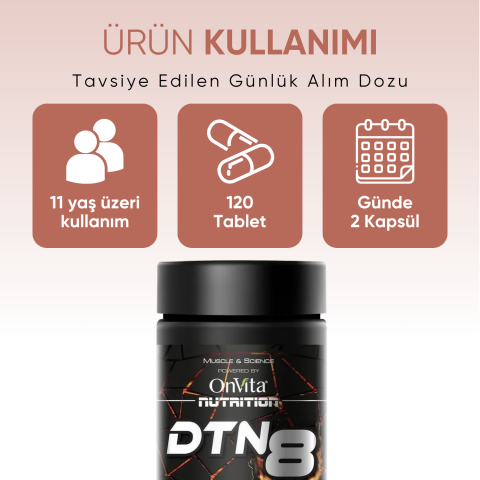 Dtn 8 Yeşil Çay, Guarana ve Kore Ginsengiekstreleri Ile Kırmızı Biber, Sinefrin ve Kafein