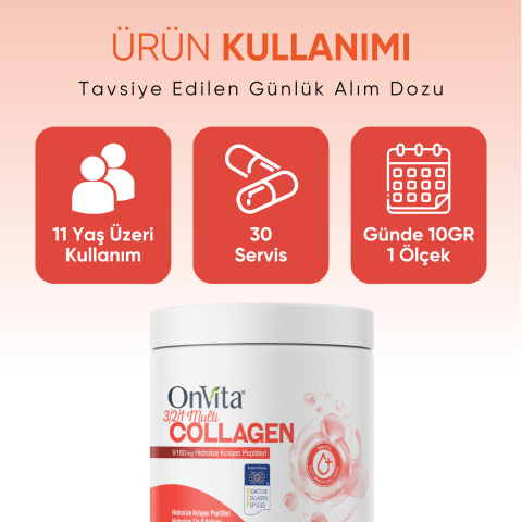 Multi Collagen 3-2-1 Toz Kolajen 30 Servis